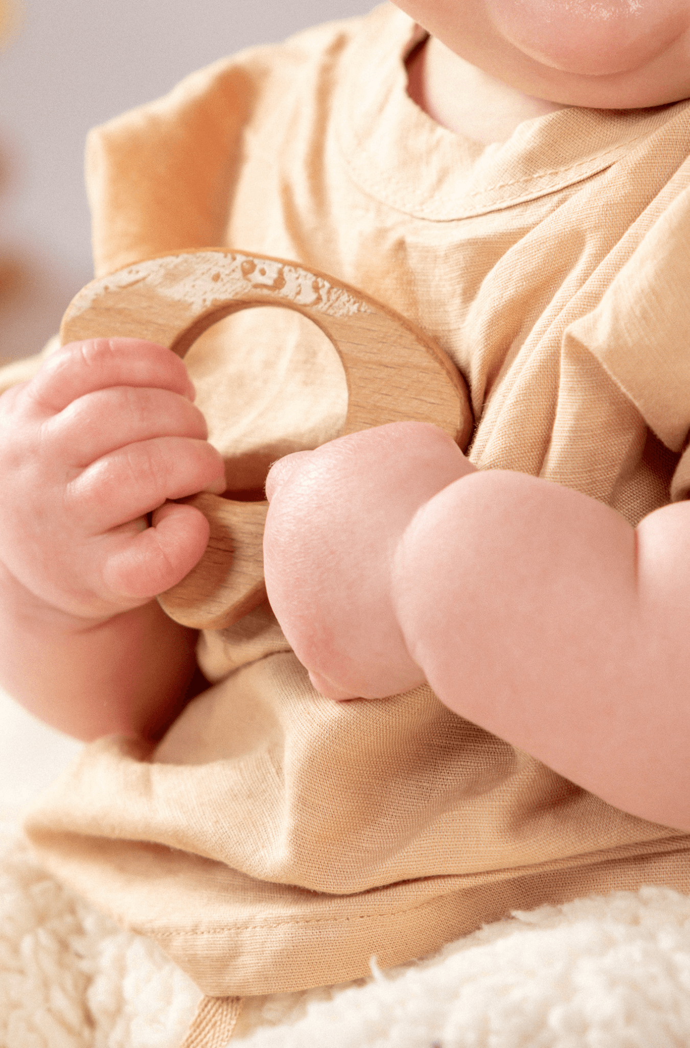 Wooden Triangle Teether