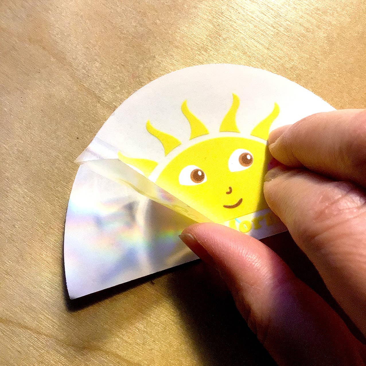 SUNCATCHER Sunny Face | Rainbow Suncatcher