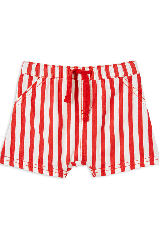 Red Stripe Baby Short