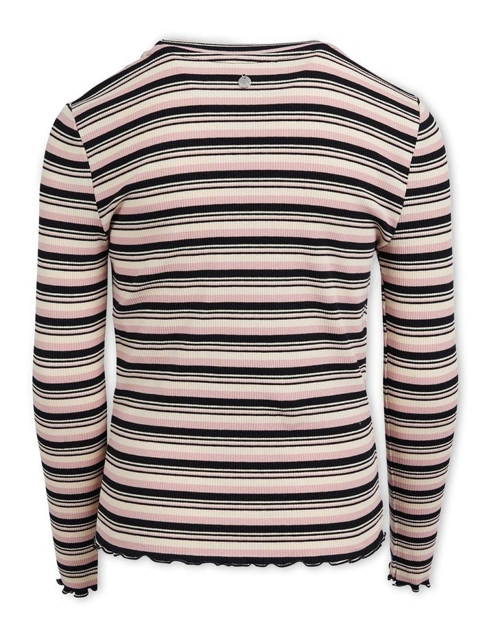 Flora Long Sleeve Rib Tee