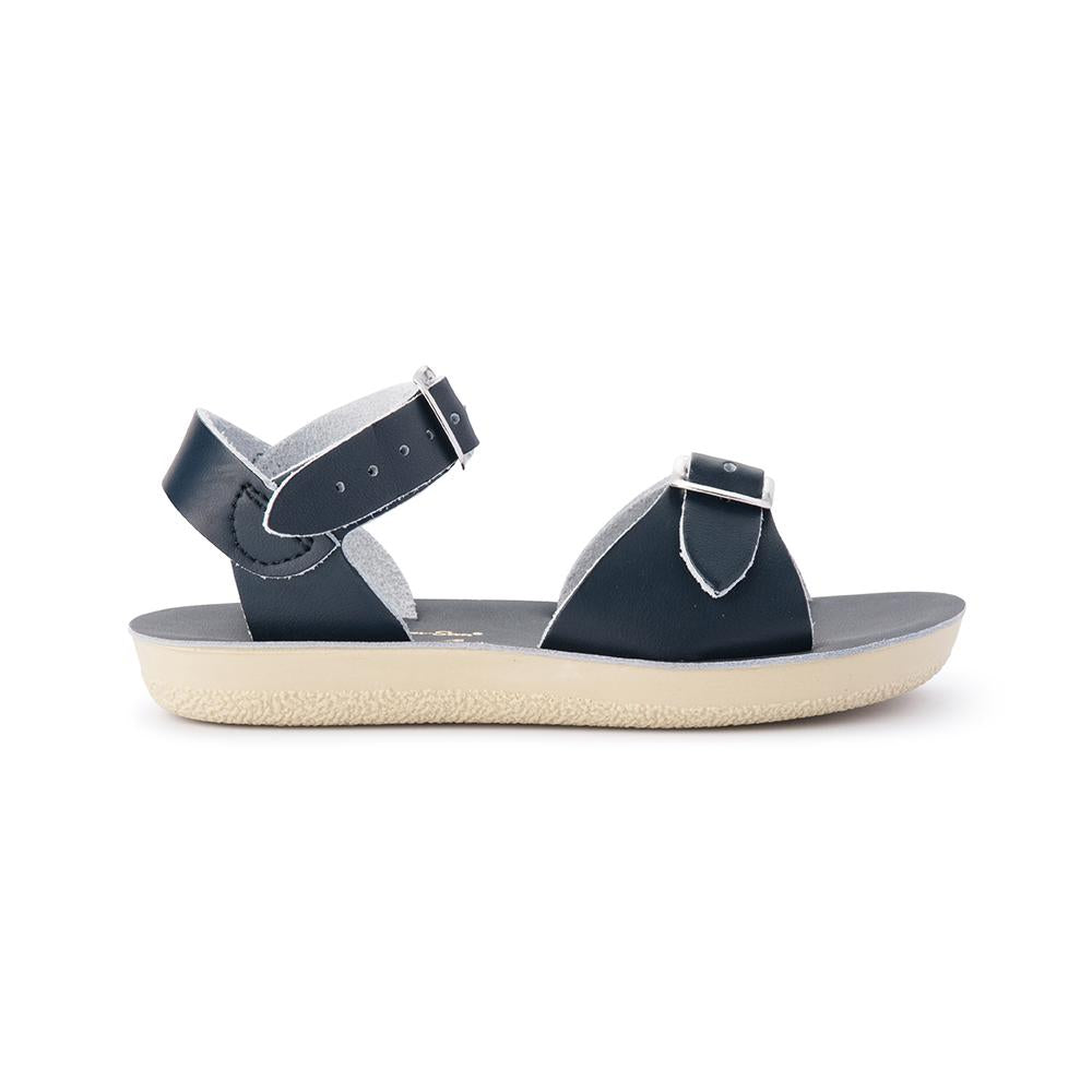 Sun-San Surfer Hook & Loop (Velcro Strap) Sandal - Navy