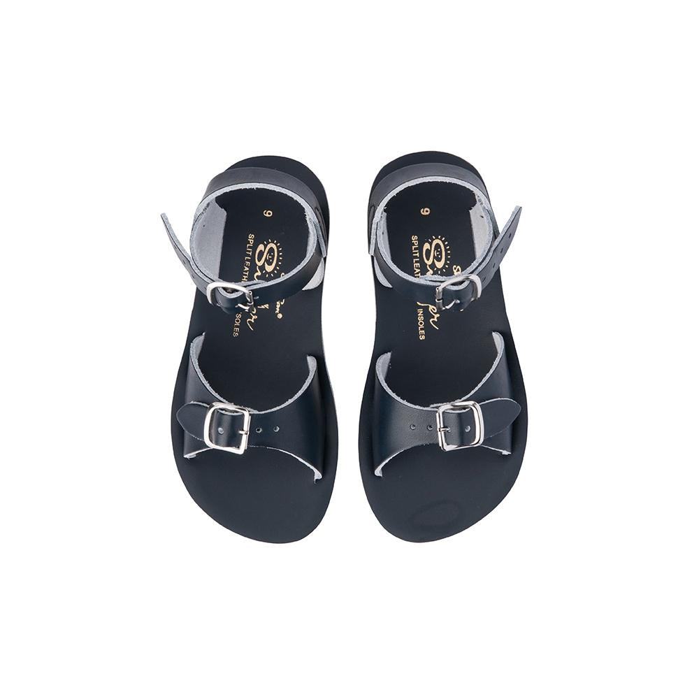 Sun-San Surfer Hook & Loop (Velcro Strap) Sandal - Navy