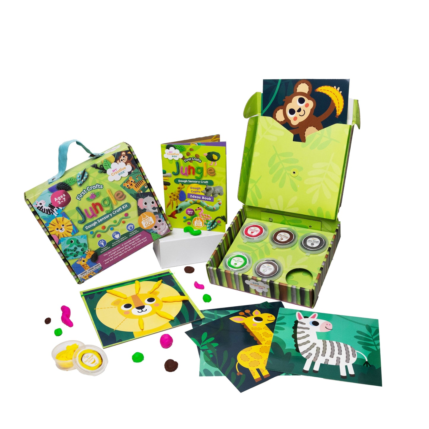 First Crafts Jungle Dough Sensory Craft Box