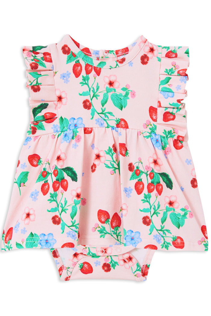 Very Berry Frill Baby Dress