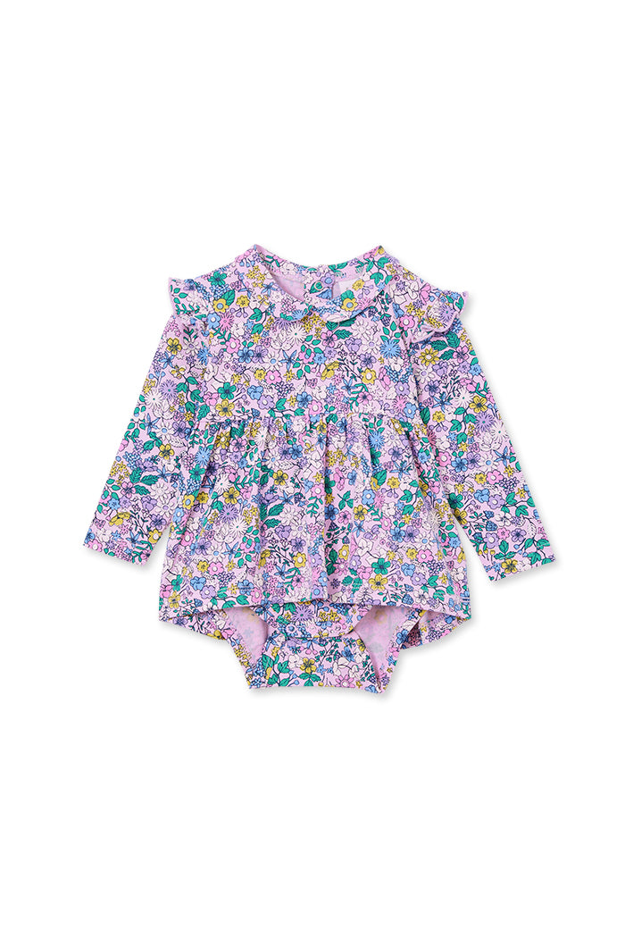 Posy Collared Baby Dress - Lucky Last! (Size 6-12m)