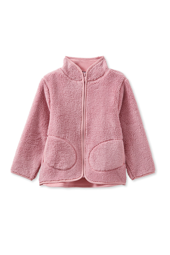 Rose Sherpa Baby Jacket