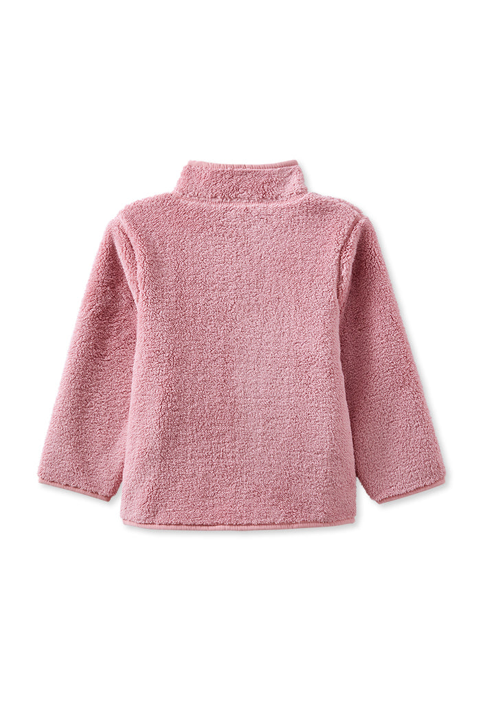 Rose Sherpa Baby Jacket