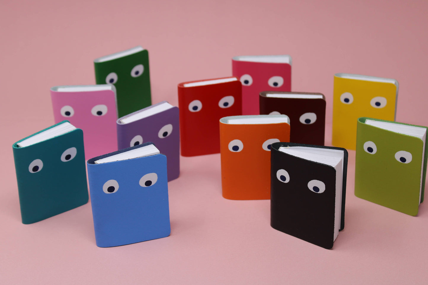 Googly Eye Mini Leather Notebook