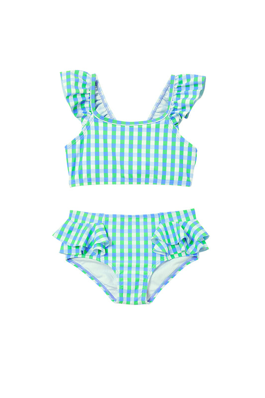 Blue Gingham Bikini - Lucky Last! (Size 12)