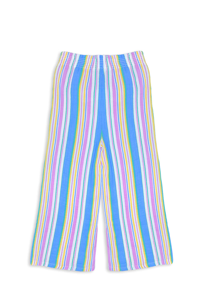 Crinkle Stripe Culotte