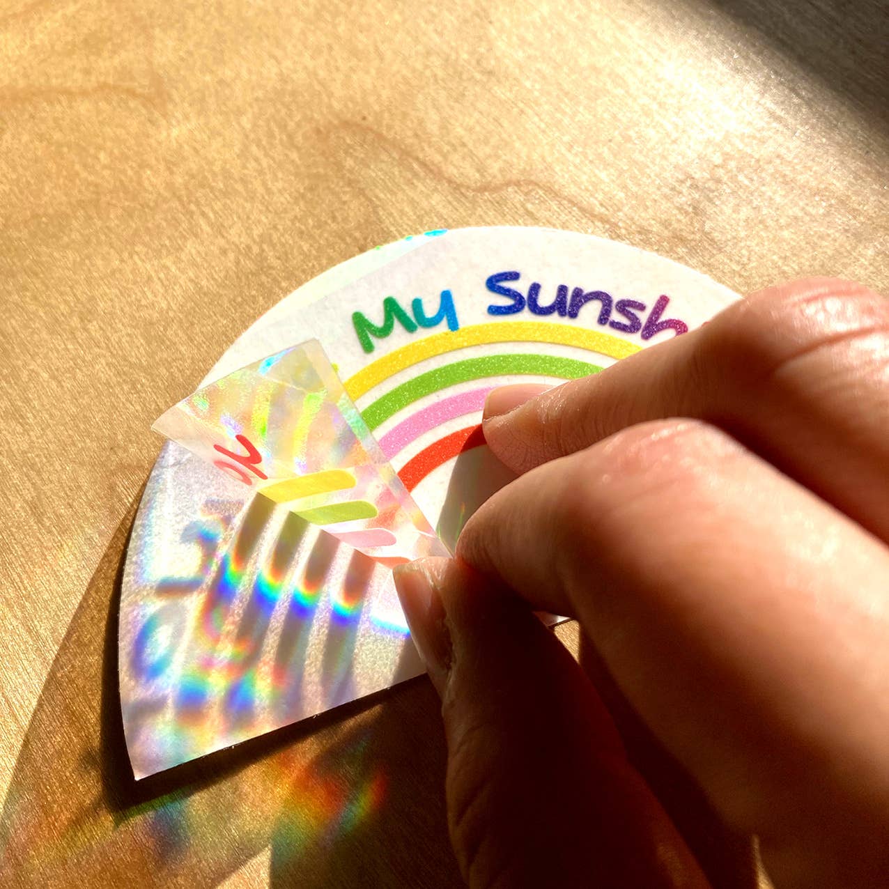 SUNCATCHER You Are My Sunshine | Rainbow Suncatcher