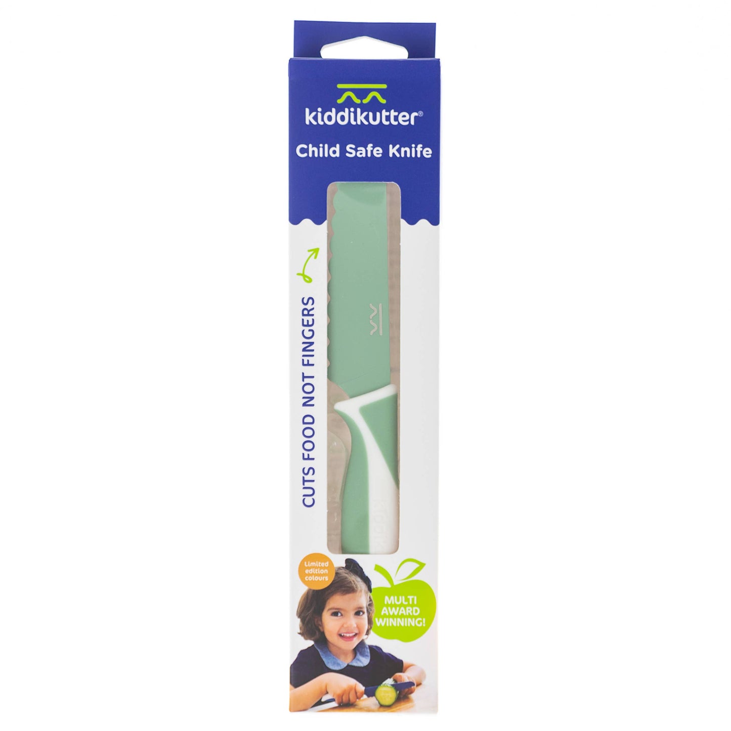 KiddiKutter Child Safe Knife - Sea Green