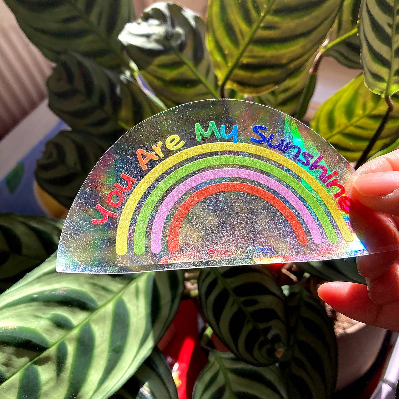 SUNCATCHER You Are My Sunshine | Rainbow Suncatcher