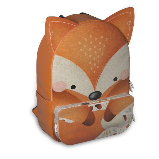 Sassi A4 Junior Recycled Backpack - Crunchy The Fox