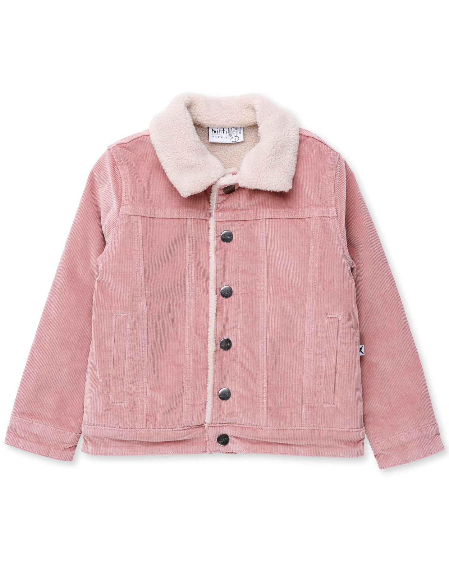 Teddy Lined Cord Bomber - Lucky Last! (Size 5/6y)