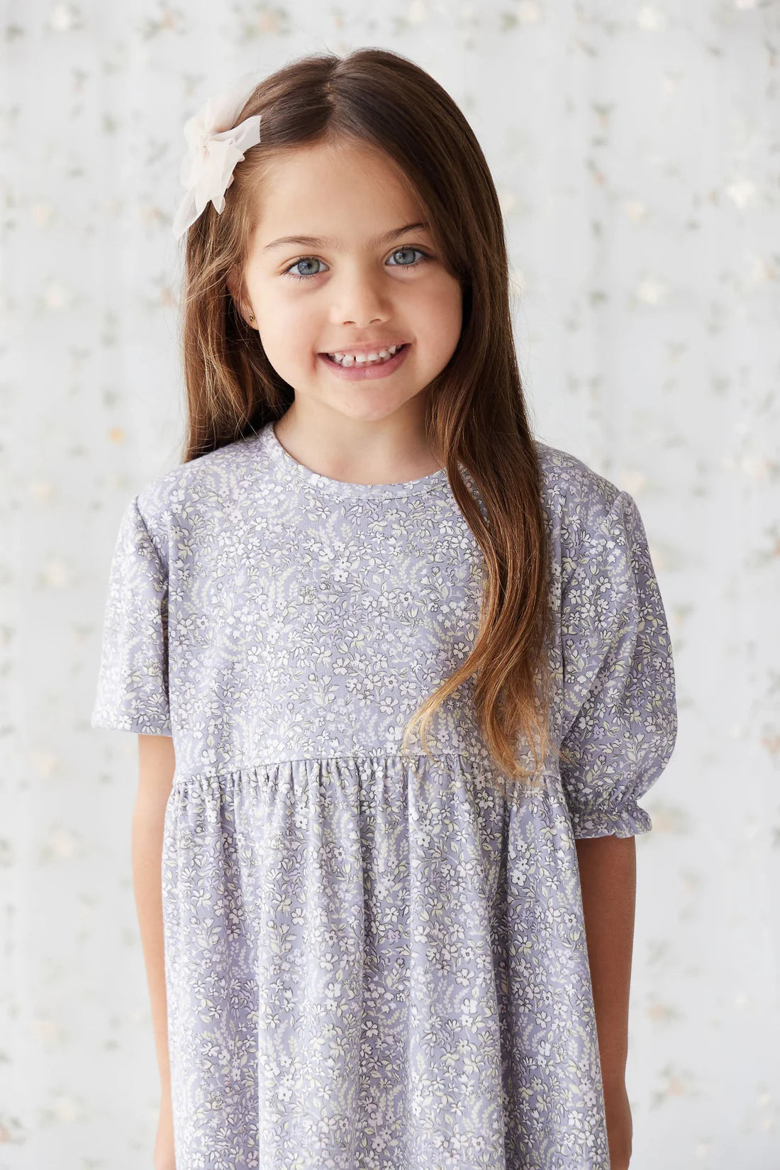 Organic Cotton Penny Dress - April Lilac