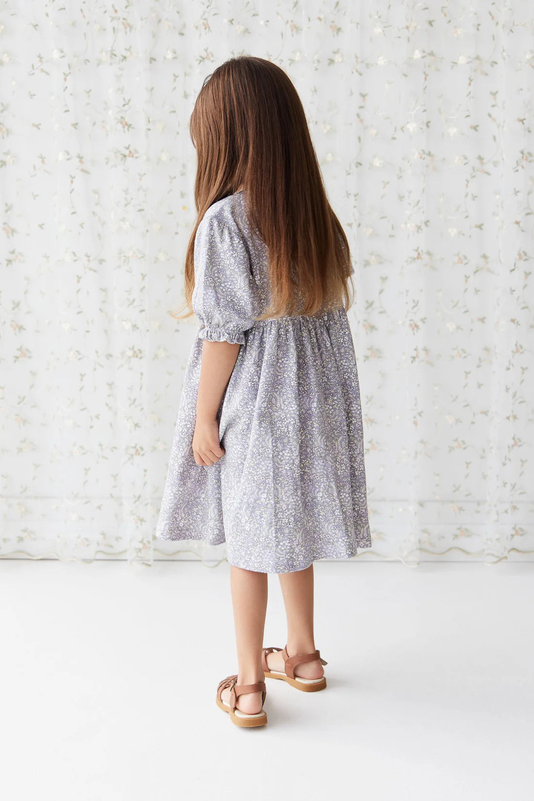 Organic Cotton Penny Dress - April Lilac