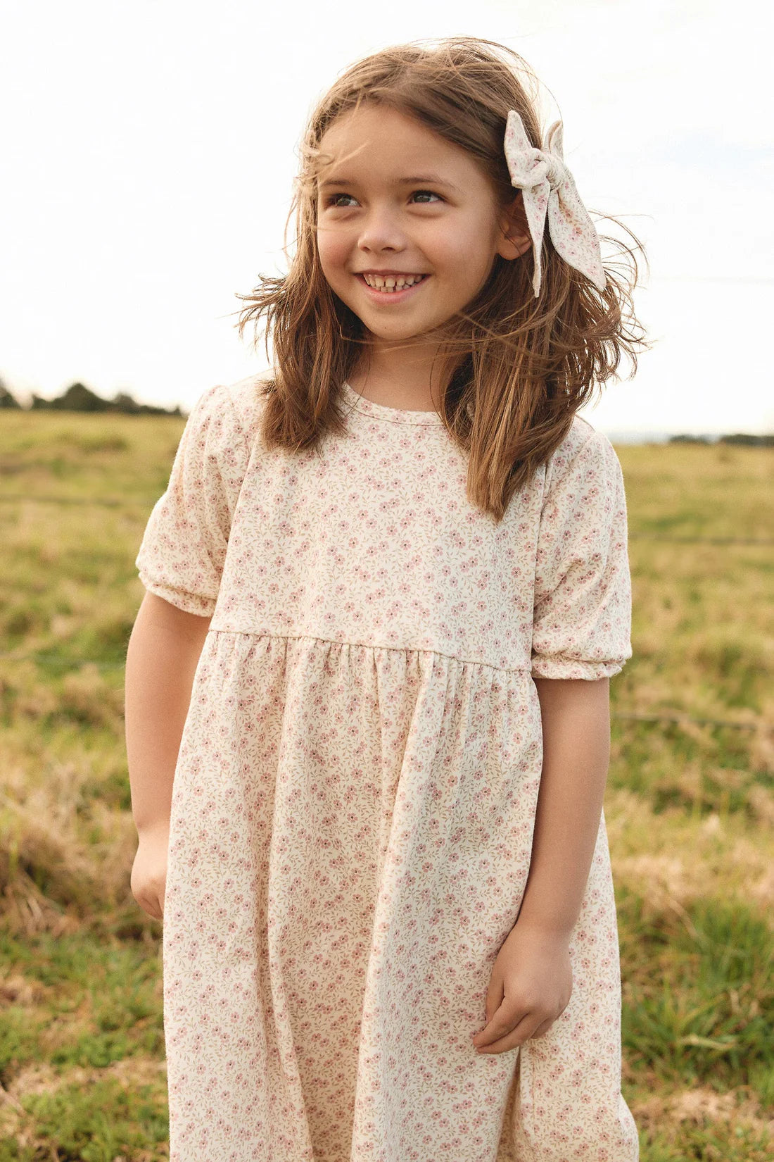 Organic Cotton Penny Dress - Emmy Egret