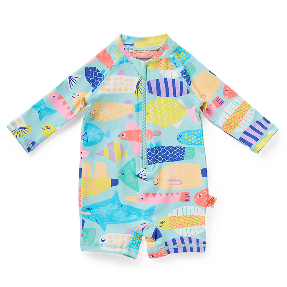 Rainbow Reef Long Sleeve Super Rash Suit