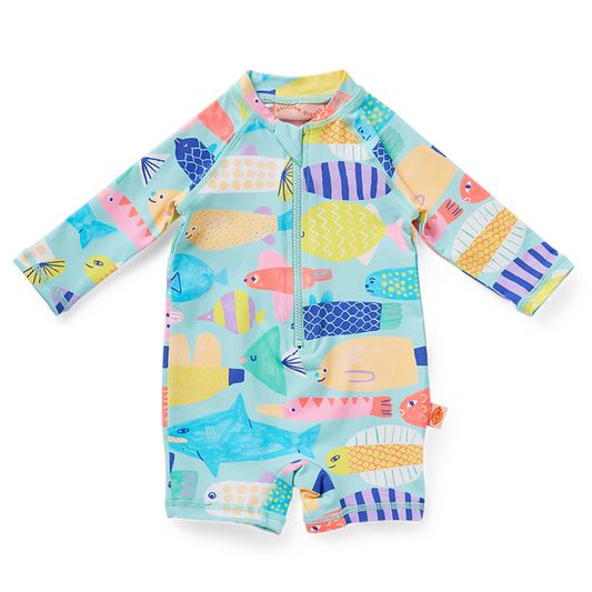 Rainbow Reef Long Sleeve Super Rash Suit