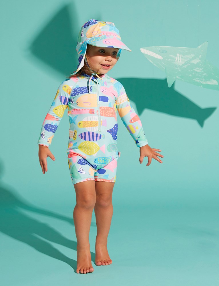 Rainbow Reef Long Sleeve Super Rash Suit