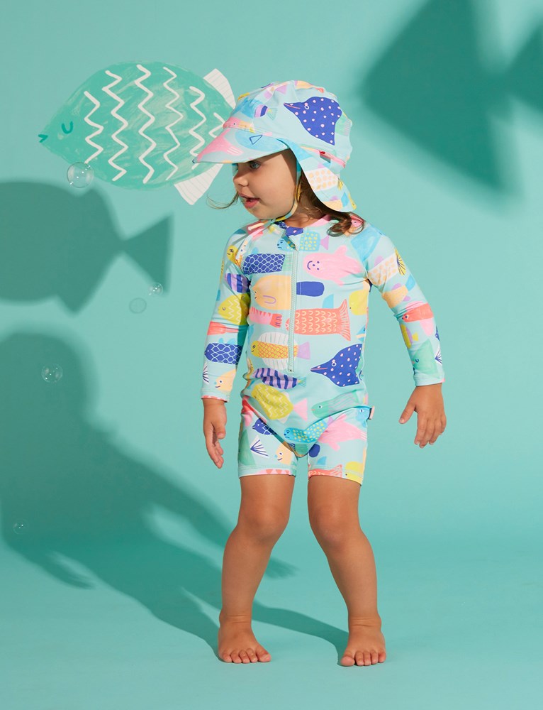 Rainbow Reef Long Sleeve Super Rash Suit