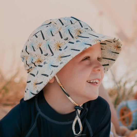 Kids Classic Swim Bucket Beach Hat in Palm