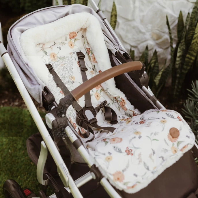 Cozy Fleece Pram Liner - Wildflower