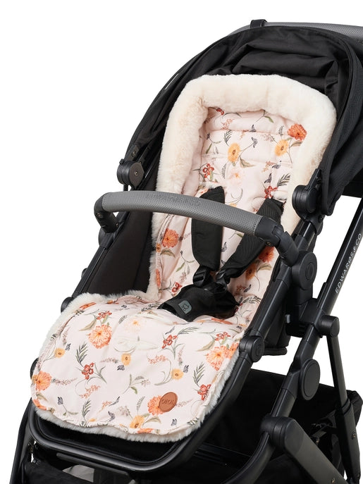 Cozy Fleece Pram Liner - Wildflower