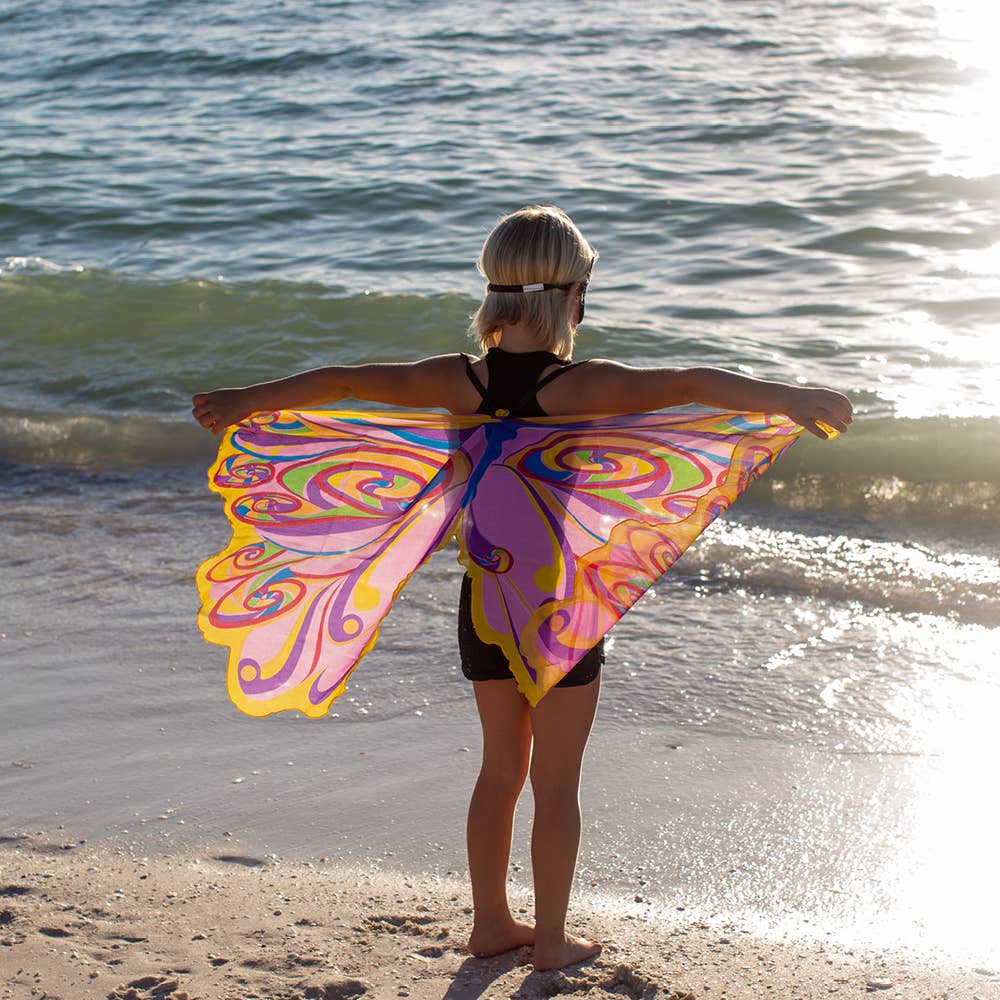 Fairy Rainbow Wings + Mask