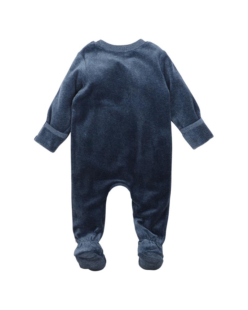 Dragon Velour LS Zip Onesie