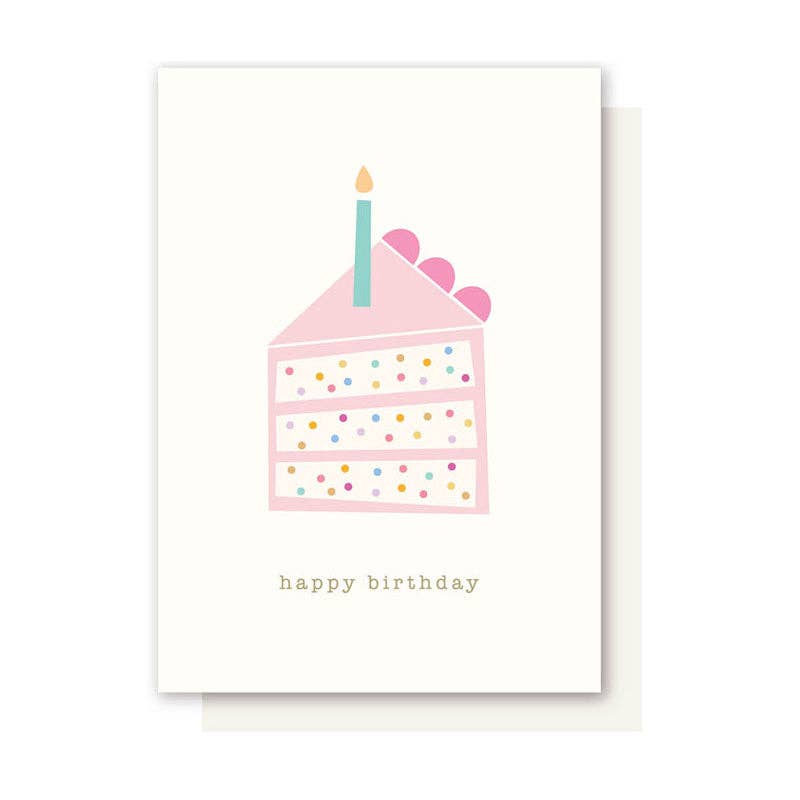 Slice Of Cake Birthday Card