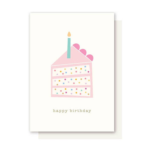 Slice Of Cake Birthday Card