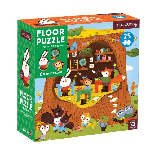 Forest School Floor Puzzle 25 Piece