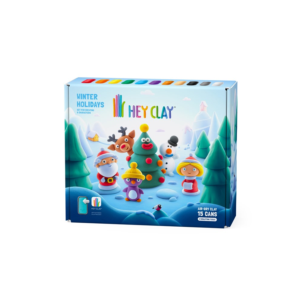 Hey Clay Winter Holidays Set - 15 Cans