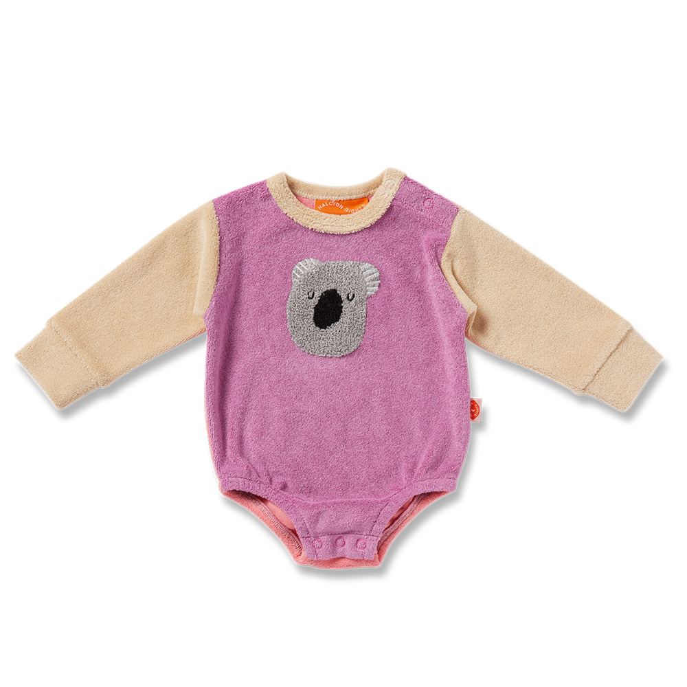 Koala Terry Long Sleeve Bodysuit