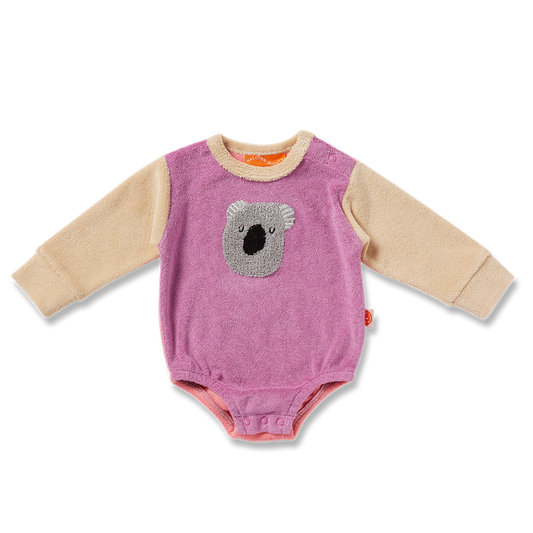 Koala Terry Long Sleeve Bodysuit