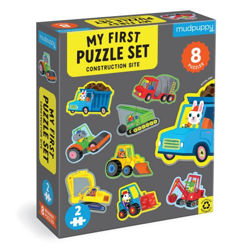 My First Puzzle Set of 8 – Construction Site