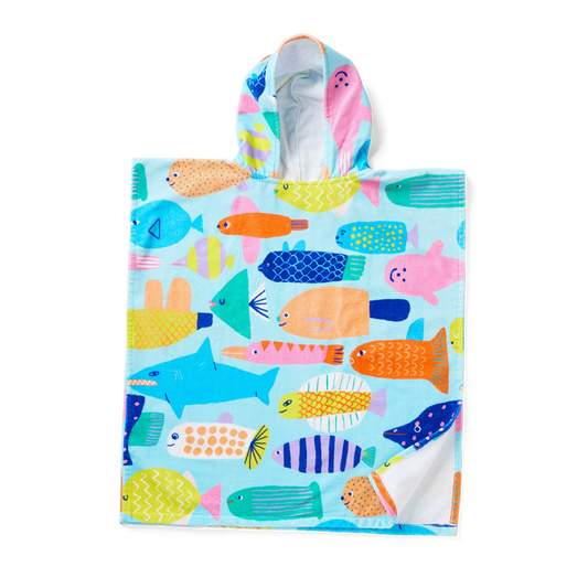 Rainbow Reef Kids Hooded Towel