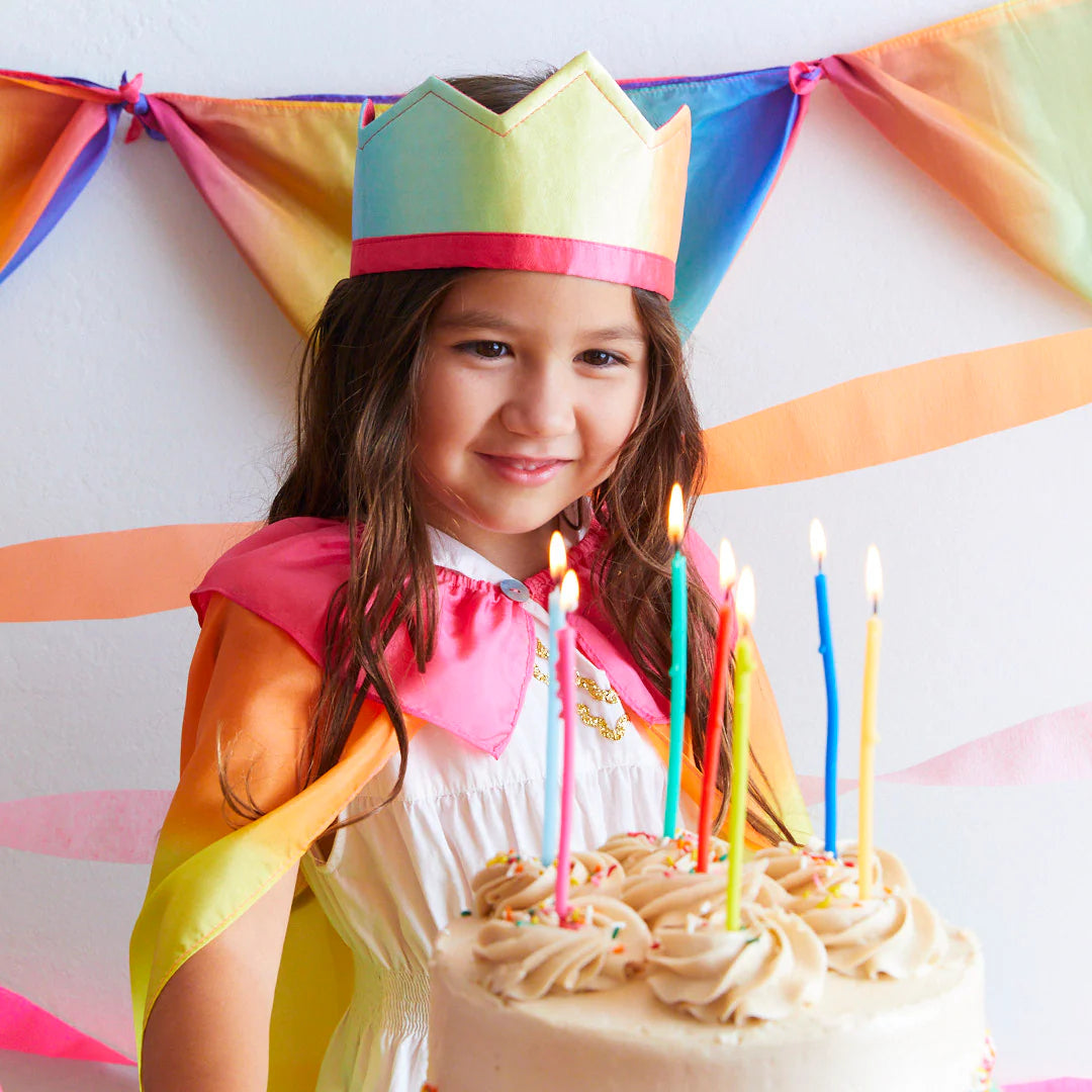 Rainbow Silk Crown