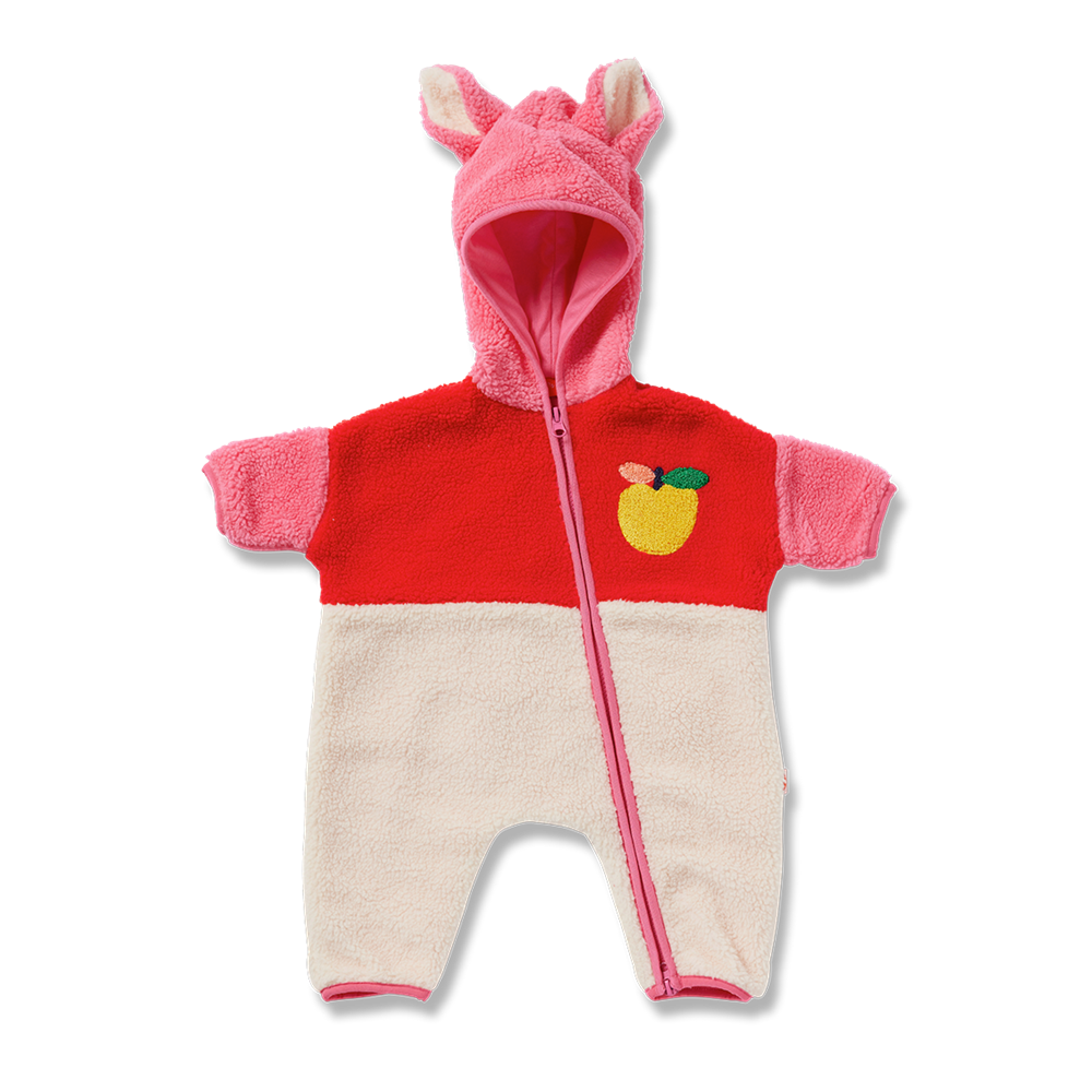 A Is For Apple Baby Sherpa Roosuit - Lucky Last! (Size 2)