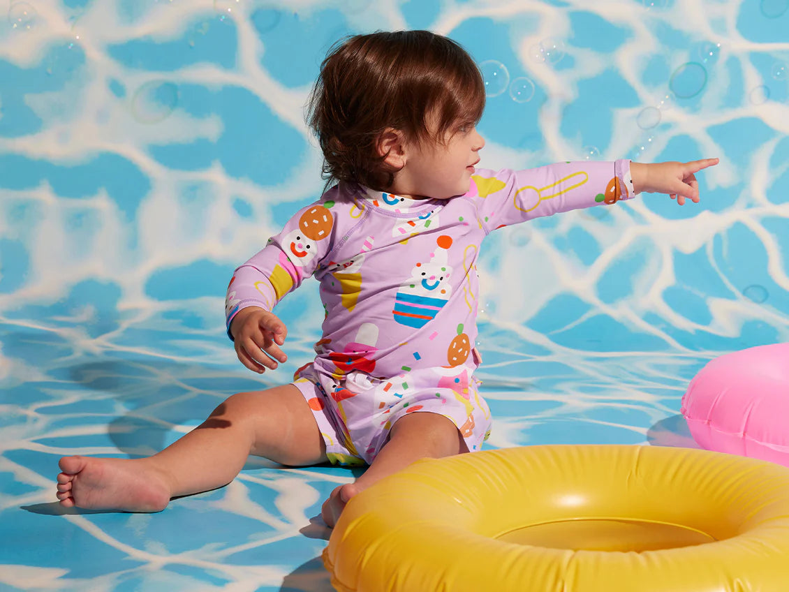 Sundae Fun Day Long Sleeve Rash Vest