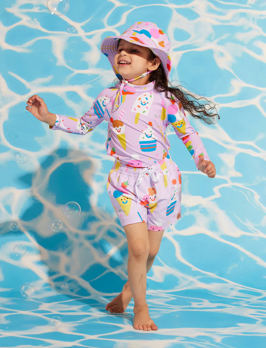 Sundae Fun Day Long Sleeve Rash Vest