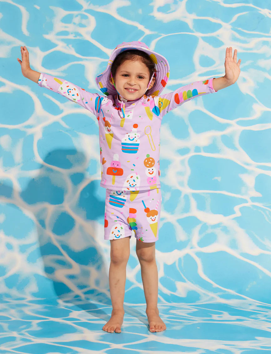 Sundae Fun Day Long Sleeve Rash Vest