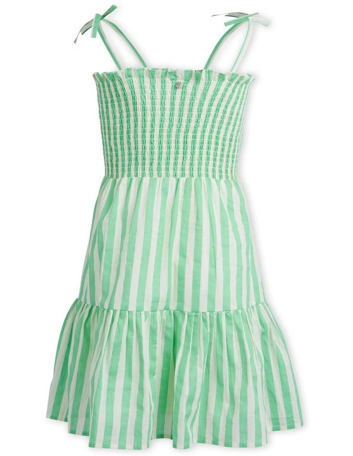 Tang Stripe Dress in Green - Lucky Last! (Size 14)